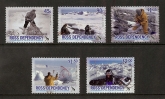 2006 Ross Dependency. SG.99-103  50th Anniv. New Zealand Antarctic Programme. set 5 values U/M(MNH)