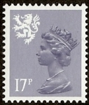 S43  17p phos.   grey blue Type I  Litho Waddington U/M (MNH)