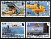 2011 Ascension. SG.1103-6  70th anniversary RAF Search & Rescue   set 4 values U/M (MNH)