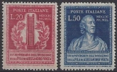 1949 Italy - SG.737/8 150th Anniversary of Volta's Discovery of the Electic Cell U/M (MNH)