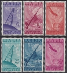 1947 Italy - SG.688 - 693 50th Anniversary of Radio U/M (MNH)