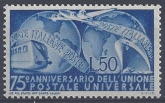 1949 Italy - SG.725  75th Anniversary U.P.U. U/M (MNH)