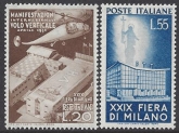 1951 Italy - SG.783 /784 29th Milan Fair. mounted mint.