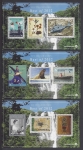 2012 Best of New Zealand 2012 set of 3 mini sheets  U/M (MNH)