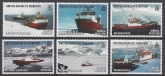 2011 British Antarctic Territories - Research Ships SG.538-43