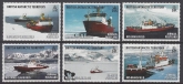 2011 British Antarctic Territories. SG.538-43 Research Ships. U/M (MNH)
