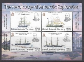 2008 British Antarctic Territories  MS.473 Explorers & Ships U/M (MNH)