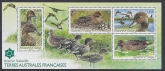 2013 French Antarctic - MS.684  Wildlife mini sheet U/M (MNH)