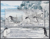 2012 French Antarctic MS.681  Adelie Penguins  Mini Sheet U/M (MNH)
