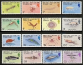 1984 British Antarctic - SG.123-38 Marine Life set 16 values  U/M (MNH)