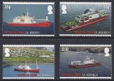 2012 Tristan Da Cunha -  Maiden Voyage of SA Agulhas SG.1054-7  set of 4  unmounted mint (MNH)