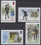 2012 Ascension Island. SG.1145-8 Charles Dickens SG.1145-8  set 4 values U/M (MNH)