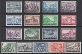 1961 Greece SG.850-66 Tourism Publicity. Set 17 values U/M