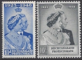 Bechuanaland - 1948 Royal Silver Wedding SG.136/7 U/M (MNH)