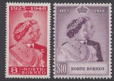 North Borneo - 1948 Royal Silver Wedding SG.350/1  U/M (MNH)