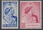 Seychelles - 1948 Royal Silver Wedding SG.152/3  U/M (MNH)