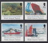 1991 British Antarctic - SG.204-7 Birth Bicent  Michael Faraday overprinted  '200th Anniiv. M. Faraday 1791-1867' in blue. U/M