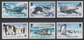 1992 British Antarctic Territories. SG.208-13  Endangered Species Seals & Penguins. U/M (MNH)