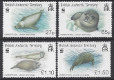 2009 British Antarctic Territories SG.506-9  Endangered Species'Crabeater Seal'  U/M (MNH)