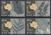 2008 British Antarctic Territories - 'Fossil Ferns' SG.486/9 u/m