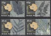 2008 British Antarctic Territories SG.486-9  'Fossil Ferns'  U/M (MNH)