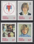 1982 British Antarctic  - 21st Birthday of Princess of Wales SG.109/12 u/m