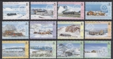 2003 British Antarctic Territories SG.377-88 Research Bases & Postmarks. U/M (MNH)