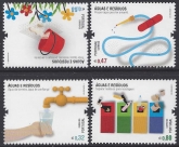 2011 Portugal - SG.3908-11  Environment - Water & Waste Set 4 values U/M (MNH)