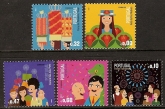 2011 Portugal - SG.3820-4  Traditional Festivals set 5 values U/M (MNH)