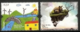 2011 Portugal - SG.3818-9  Environment 2 values U/M (MNH)