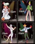 2010 Portugal - SG.3796-9  Chapito Circus School set 4 values U/M (MNH)