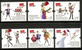 2010 Portugal - SG.3802-7 History of Freedom set 6 values U/M (MNH)