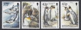 2000 South Georgia - King Penguins SG.320/3 set 4 values U/M (MNH)