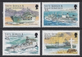 2001 South Georgia - Royal Fleet Auxillary Vessels SG.324/7 U/M (MNH)