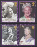 2002 South Georgia  - Queen Mother Commemoration SG.344/7 set 4 values U/M (MNH)