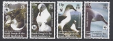 2002 South Georgia - Grey Headed  Albatross SG.353/6 set 4 values U/M (MNH)