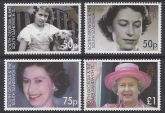 2005 South Georgia  - QEII 80th Birthday SG.417/20 set 4 values U/M (MNH)