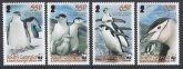 2008 South Georgia  - Chinstrap Penguins SG.453/6 set 4 values  U/M (MNH)