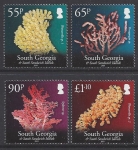 2009 South Georgia - Corals SG.479/82  set 4 values U/M (MNH)
