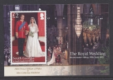 2011 South Georgia  - Royal Wedding MS.532 mini sheet U/M (MNH)