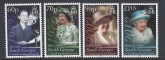 2012 South Georgia - Her Majesty QEII - Diamond Jubilee SG561/4 set 4 values U/M (MNH)
