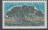 1969 French  Antarctic   SG.29  12F Phylica (Tree)  u/m (MNH)