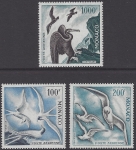 1955 Monaco - Birds 'AIR' set of 3 perf 13 SG.508a/9a/11a superb u/m (MNH)