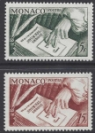 1953 Monaco - SG.473-4  Journal - set 2 values u/m (MNH)