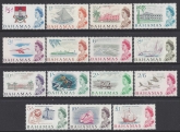 1965 Bahamas SG.247-61 definitive set of 15 values U/M(MNH)