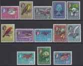 1963 Tristan Da Cunha  definitive set St Helena overprinted 'Tristan da Cunha resettlement 1963' 13 values SG.55/67 u/m (MNH)