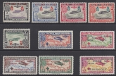 1928 Spain 'Air' set of 10 values SG.445/454 (overprints) mounted mint
