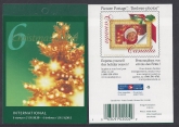 2001 Canada $6.30 Christmas stamp booklet,SB.262  contains pane of 6 $1.05 stamps SG.2112 u/m (MNH)
