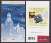 2003 Canada $3.84 stamp booklet SB277 'St. Francis Xavier University' contains 8 x 48c stamps SG.2192 u/m (MNH)