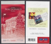 2003 Canada $3.84 stamp booklet SB278 'MacDonald Inst. University of Guelph, Ontario contains 8 x 48c stamps SG.2193 u/m (MNH)